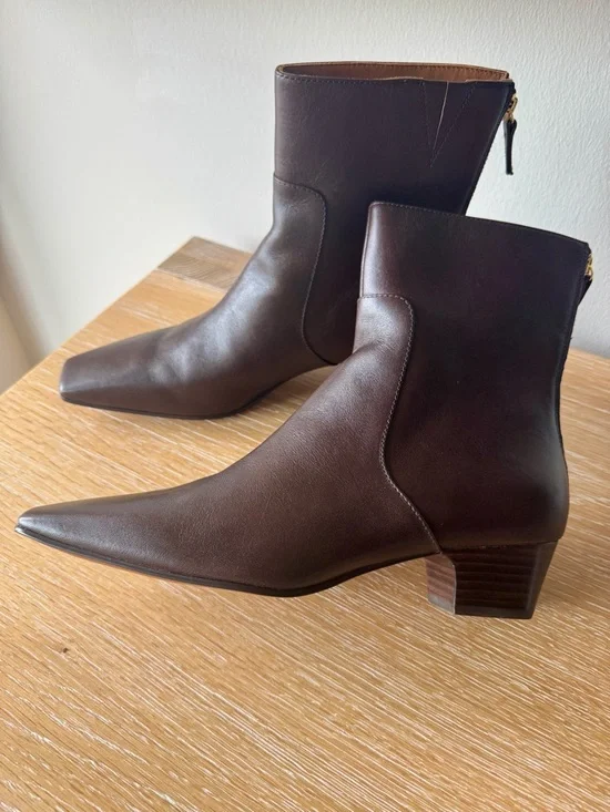 NWT! MADEWELL Women’s The Lexie Ankle Boot Turkish Coffee Leather Size 9 no box! - Picture 5 of 16